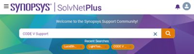  SolvNetPlus Search Bar | 