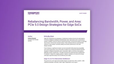 Rebalancing Bandwidth, Power, and Area: PCIe 5.0 Design Strategies for Edge SoCs