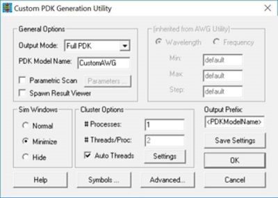 Figure 2. Custom PDK Generation Utility  | °ϲʿ