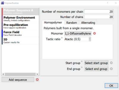 Polymer simulation software