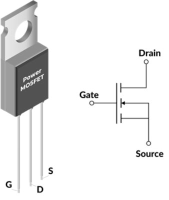 PowerFET and Schematic