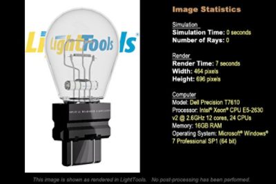 Unlit 3157 Incandescent Bulb