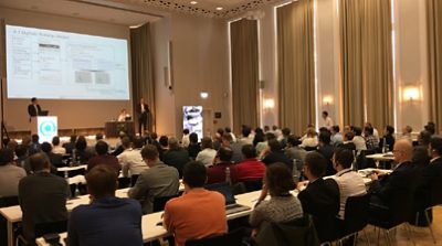 Silver and TestWeaver have been on the market for more than 10 years. To celebrate, QTronic organized for the first time a conference on virtual ECUs and applications to the automotive software development.
<br>
<br>
The conference took place on October 18th 2018 at the Harnack-Haus in Berlin and attracted more than 100 participants.