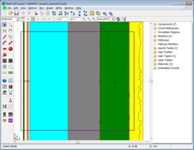 Randomly Textured Solar Cell Schematic | Synopsys