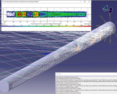 Ray History Sensor Analysis for a Light Guide