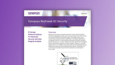 RedHawk-SC Security Datasheet | Synopsys