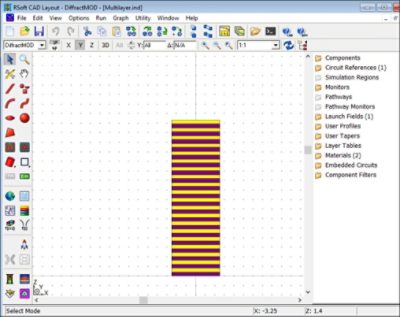 Multilayer structure setups in RSoft CAD Environment | ϲֱ