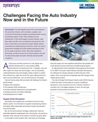 Challenges Facing the Auto Industry Now and in the Future Image