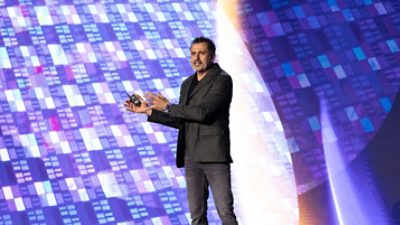 Synopsys CEO Sassine Ghazi delivers the opening keynote at the company’s inaugural Synopsys Converge Conference on March 11, 2026, in Santa Clara, Calif. 