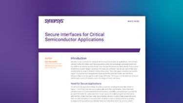 Secure Interfaces for Critical Semiconductor Applications
