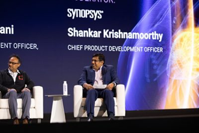 Shankar Krishnamoorthy, Chief Product Development Officer at Synopsys, joins the “Systems-to-Silicon: Delivering Energy Efficiency Breakthroughs for AI Computing” panel at Synopsys Converge on March 12, 2026 in Santa Clara, Calif. 