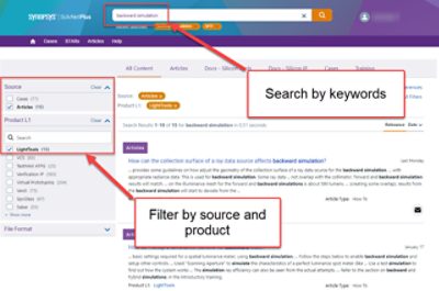 Searching SolvNetPlus With Filters | Synopsys