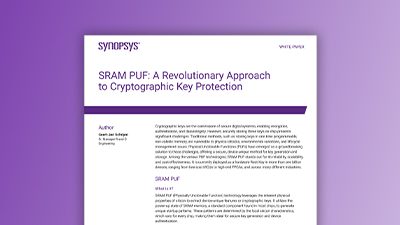 SRAM PUF: A Revolutionary Approach to Cryptographic Key Protection