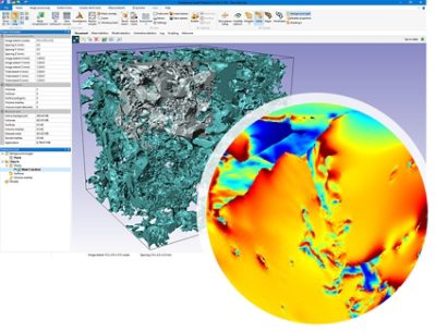Thermal conductivity calculation in Simpleware LAPLACE