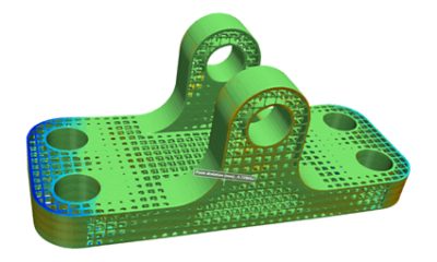 Surface deviation analysis in Simpleware CAD module