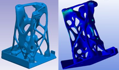 <p>Additive Manufacturing (AM) is a valuable tool for the space industry, particularly when combined with non-destructive methods such as X-ray computed tomography to inspect and analyze defects. When combined with Finite Element Modeling (FEM), the effect of defects in parts can be quantified.</p>
<p>In this project, an aluminium AM part used for the TARANIS satellite was analyzed to identify the location of porosities within the material. Simpleware was used to generate the model for FEM to validate its structural integration, using a random vibration model and comparison with results from CAD modeling and topological optimization.&nbsp;</p>
