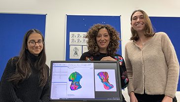 Anna Di Laura of RNOH and UCL with students and models created using Synopsys Simpleware software.