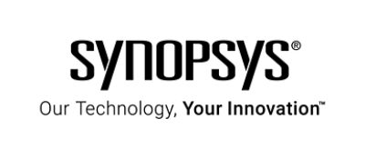 black synopsys logo with tag line example