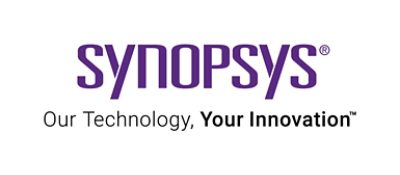 full color synopsys logo with tag line example