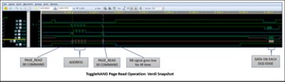 Toggle NAND Verdi snapshot page read