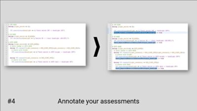 Annotate your Assessments