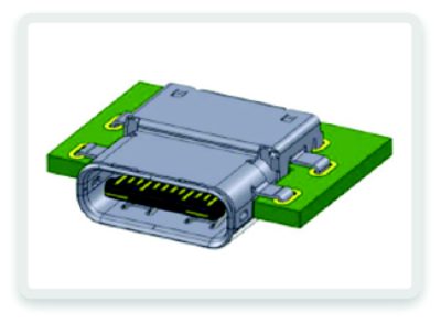 USB Type-C Connector Highlighting ID Pin