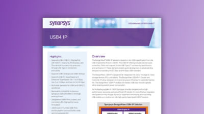 USB4 IP Solution – Datasheet | Synopsys