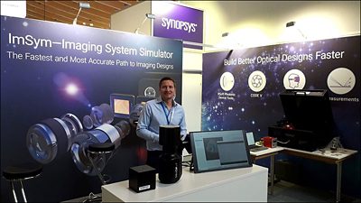 Synopsys staff at the Vision show in Stuttgart, Germany on October 8-10