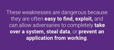 2020 MITRE CWE Top 25 List Highlighting Dangerous Software Weaknesses for Application Security on  Blog