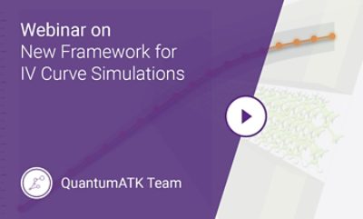 QuantumATK Framework for Smart and Efficient Simulations of Device IV Electrical Characteristics