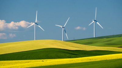 Wind Farm (green hills)